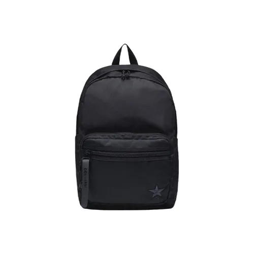 Конверс Переработанный полиэстер Рюкзак Стандартный Мужской Черный