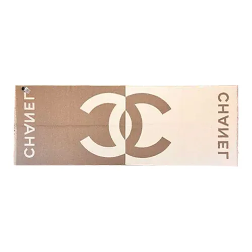 CHANEL Кашемир Шали Молочно-чайный Бежевый Женские