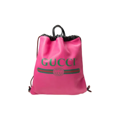 GUCCI Кожа Шнур Рюкзак Средний Женский Розовый