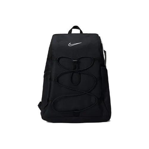 Nike Ткань Рюкзак Стандартный Унисекс Черный