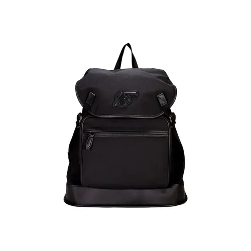 FERRAGAMO Нейлоновый рюкзак стандартный мужской черный
