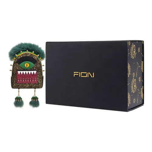 FION Коровья кожа Одно плечо Портативный Через плечо Рюкзак Обычный Женский Разноцветный Зеленый