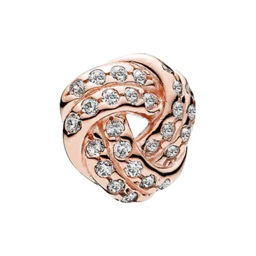 Pandora Сплав/Серебряное покрытие/Золотое покрытие Шармы/Подвески Розово-золотой Женские