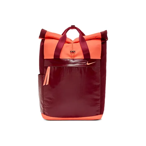 Nike Полиэстер Тренировки Рюкзак Унисекс Темно-Красный