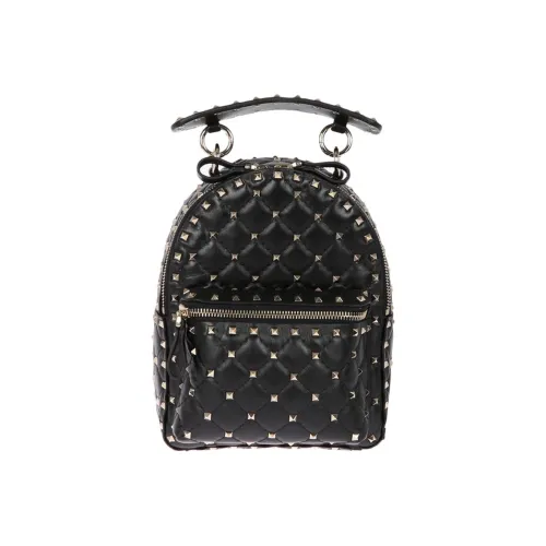 Valentino Кожа Сумка Рюкзак Рюкзак Женские Черный