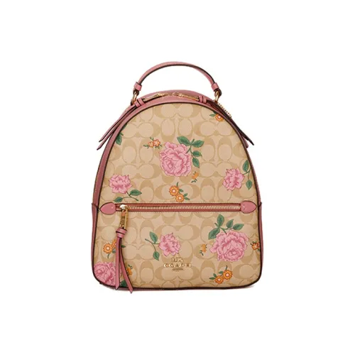 COACH Коровья кожа Рюкзак Средний Женские Хаки