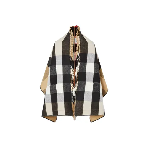 Burberry Шали Коричневый Унисекс