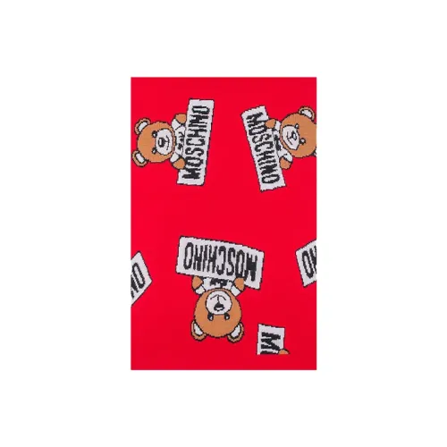 MOSCHINO Шерсть Шали Красный Унисекс