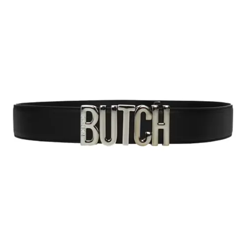 MOSCHINO Кожаные ремни, черный, унисекс