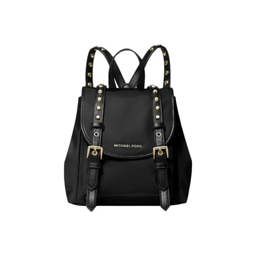 MICHAEL KORS MICHAEL KORS Коллекция сумок Leila Кожа с нейлоном Рюкзак Маленький Женский Черный
