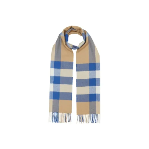 Burberry Вязаные Шарфы Унисекс Синий