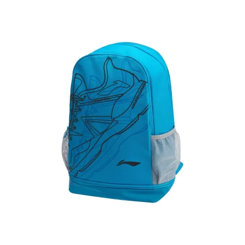 LINING Badminton Series Полиэстер Рюкзак Стандартный Унисекс Синий