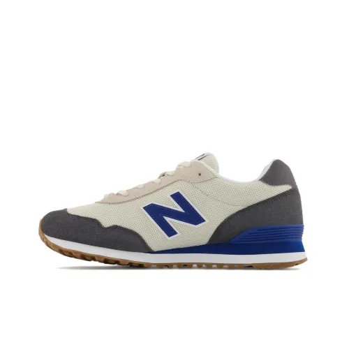 New Balance NB 515 Low Топ Беговые кроссовки Мужские Бежевые Синие