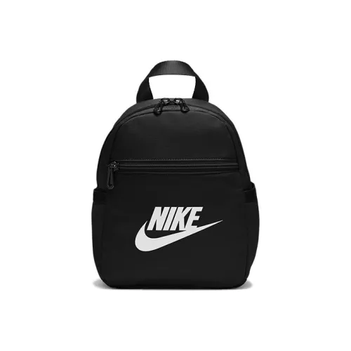 Nike Полиэстер Рюкзак Маленький Унисекс Черный Белый