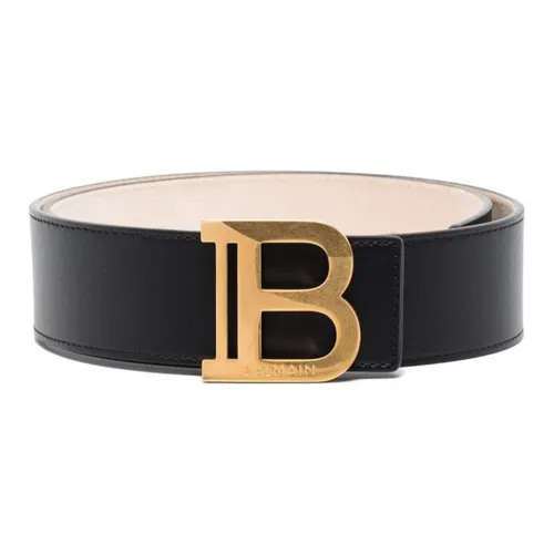 BALMAIN Кожаные ремни, черные, женские