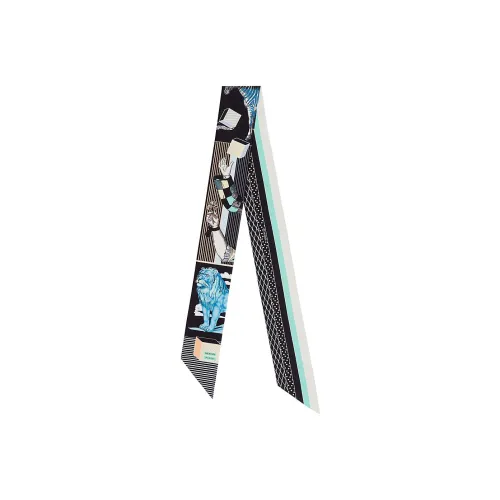 HERMES Шелковые шарфы Женские Черный