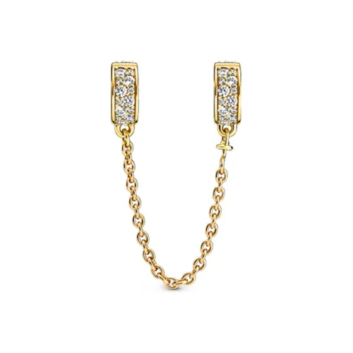 Pandora Золотой Посеребренный Медный Сплав Подвески Унисекс Желтый