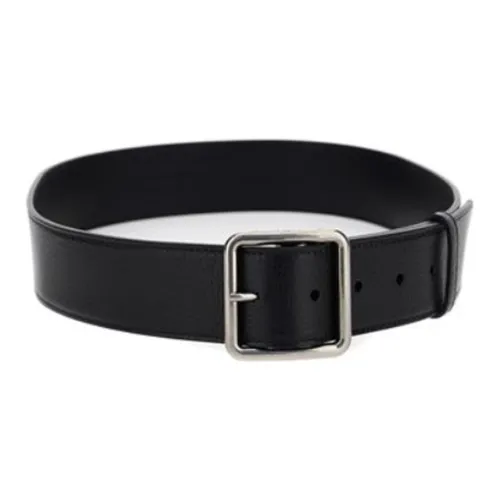 Ремни Alexander McQueen из коровьей кожи, черные, мужские