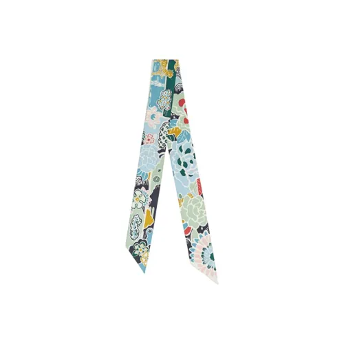 Hermes Twilly Шелковые шарфы Темно-синий Женские