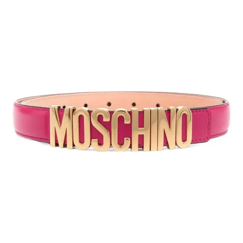 MOSCHINO Ремни из коровьей кожи, фуксия, женские