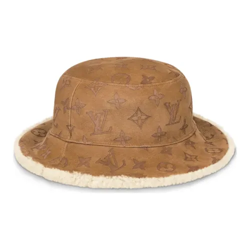 LOUIS VUITTON MONOGRAM SHEARLING Овчина Шляпы Мужской