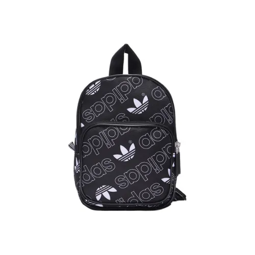 Adidas Originals Polyester Backpack Mini Unisex Black Adidas Originals Полиэстер Рюкзак Мини Унисекс Черный