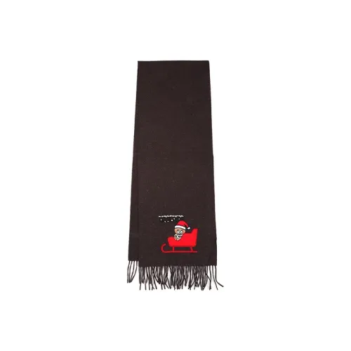 MOSCHINO Шарфы из шерсти Wool Knit Румяный Женские