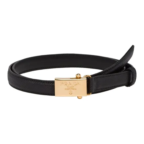Prada Saffiano Кожаные ремни Женские