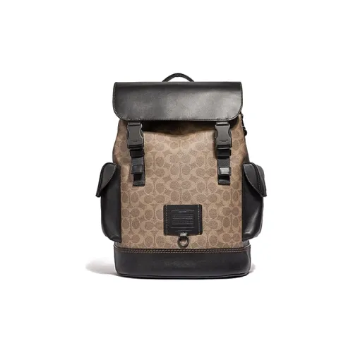 COACH Rivington Рюкзак из искусственной кожи большой мужской хаки