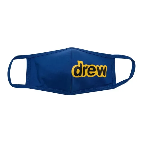 Drew House Хлопковая ткань Маски для лица Синий Унисекс