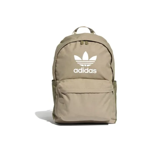 Adidas Originals Polyester Backpack Standard Unisex Olive Green Adidas Originals Полиэстер Рюкзак Стандартный Унисекс Оливково-зеленый