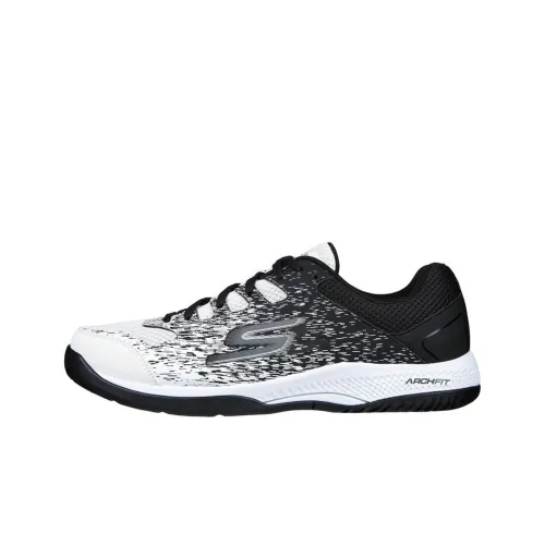 Skechers Viper Court Low Беговые кроссовки Мужские Черно-белые