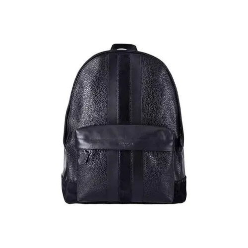 COACH Charles Кожа Рюкзак Большой Мужской Черный