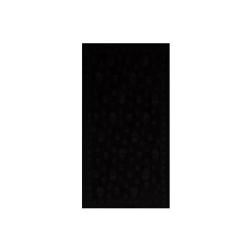 Alexander McQueen Cotton Knit Шарфы Мужской Черный
