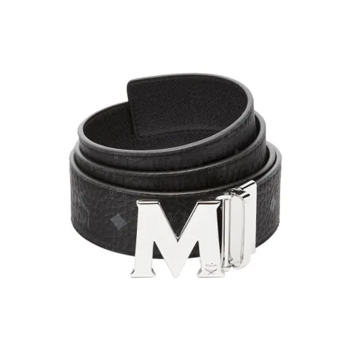 MCM Кожаные ремни, черный, унисекс