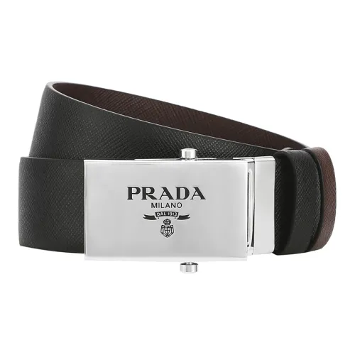 PRADA Saffiano Кожаные ремни Мужской