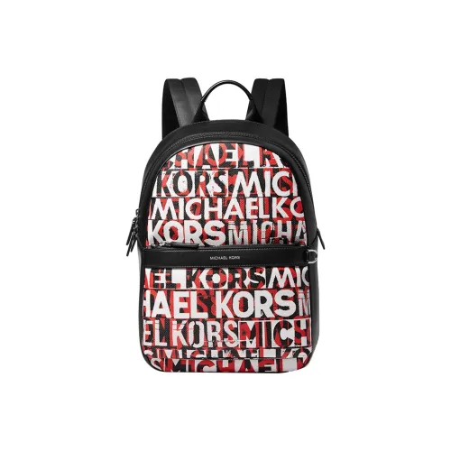 MICHAEL KORS Greyson с коровьей кожей Рюкзак Стандартный Мужской Черный Красный