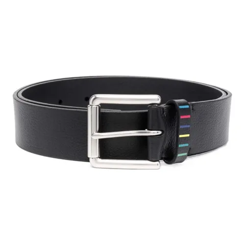 Paul Smith Коровья кожа Ремни Черный Унисекс