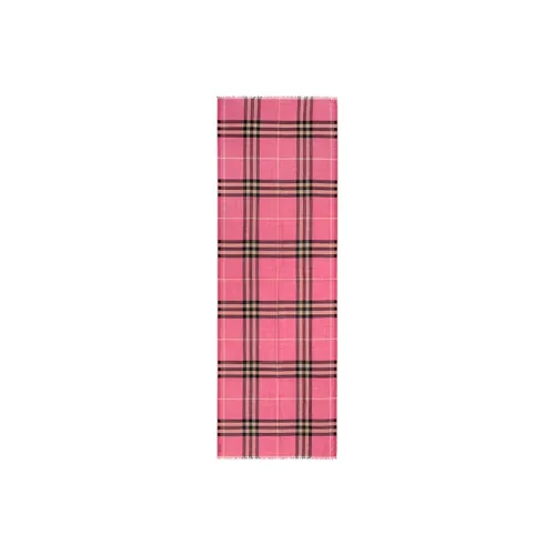Burberry Вязаные шарфы Розовый Женские