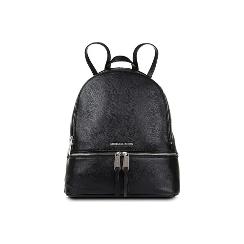 MICHAEL KORS MICHAEL KORS Коллекция сумок Rhea Zip Кожа Рюкзак Большой Женский Черный