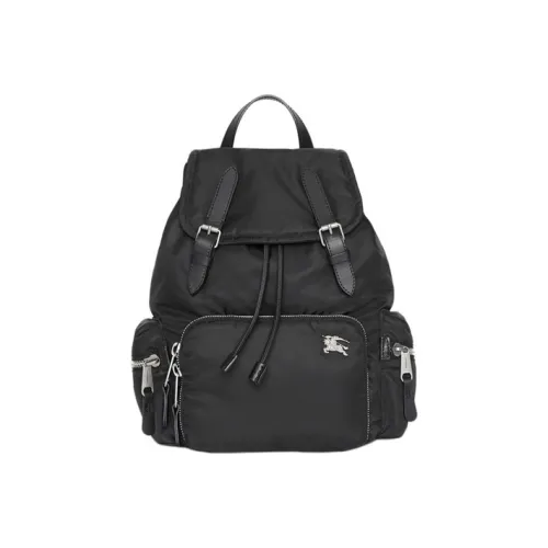 Burberry Нейлон с кожаными вставками рюкзак унисекс черный