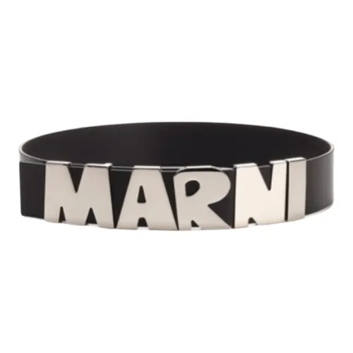 MARNI Кожаные ремни, черные, женские