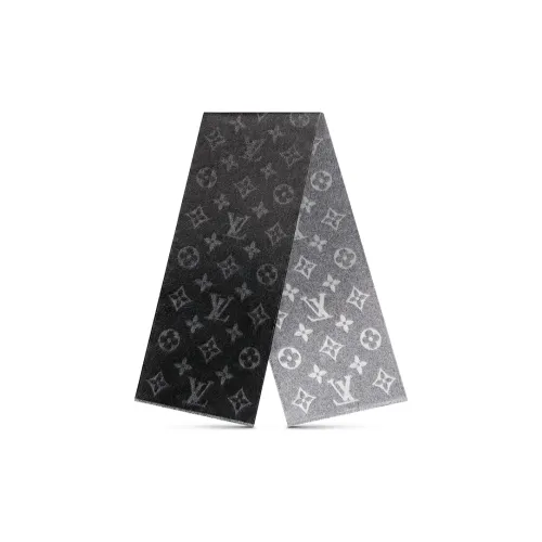 LOUIS VUITTON Шарфы из кашемира с монограммой мужские