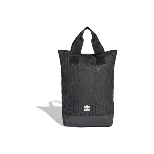 Adidas Originals Artificial Leather Backpack Unisex Pure Black