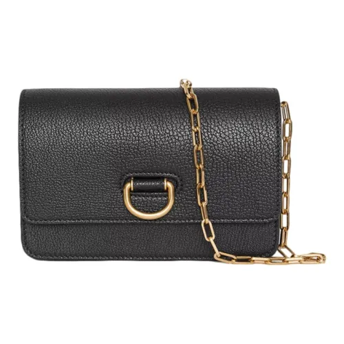 Burberry Козья кожа Сумка через плечо Мини Женская Черная