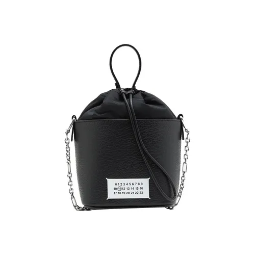 Maison Margiela Коровья кожа Ведрообразная сумка Сумка Сумка через плечо Сумка через плечо Унисекс Черная