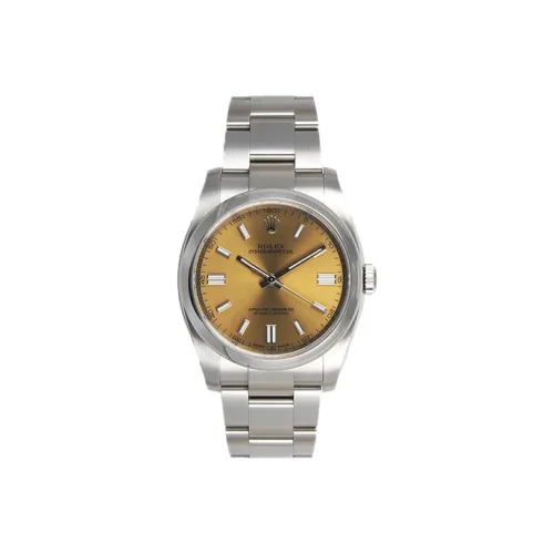 ROLEX Автоматический Механический Часы Мужские Oyster Perpetual 36 мм Золото