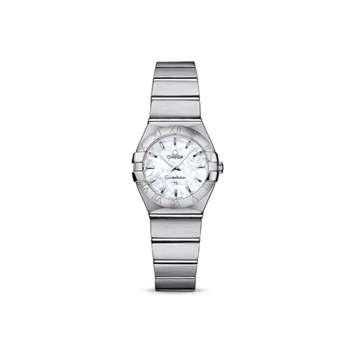 OMEGA Quartz Механизм Женские Constellation Series Constellation Watch Часы 24 мм Серебряные