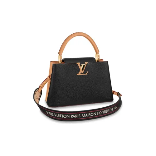 LOUIS VUITTON Capucines Женские Черный