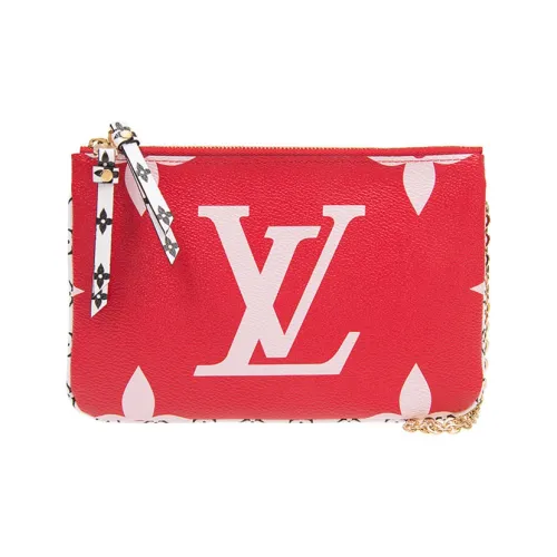 LOUIS VUITTON Холст Ручная Сумка через плечо Сумка на плечо Женская Красная